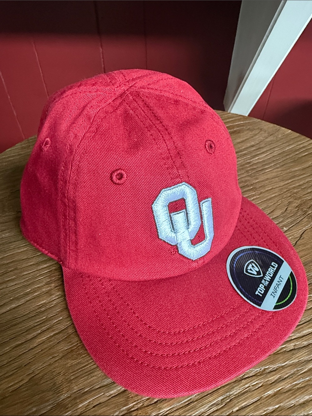 Top of the World Infant Red Baseball Hat